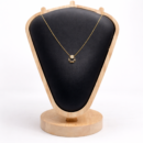 Tone Chain Pendant Necklace