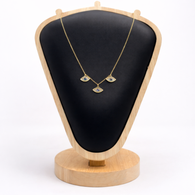 Gold -Plated Evil Eye Pendant