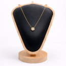  Diamond Circle Pendant Necklace