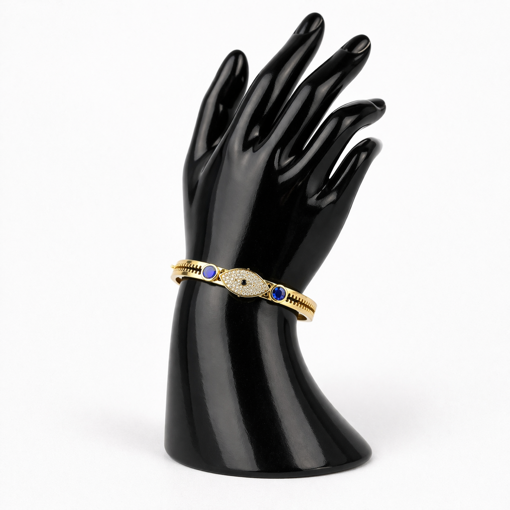 evil eye bangle bracelet