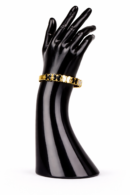 white & black butterflies bangle