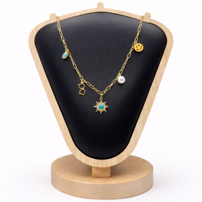 5 charms pantant chain