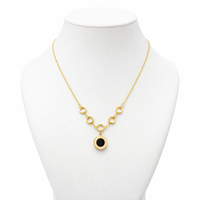 black ball pentant chain