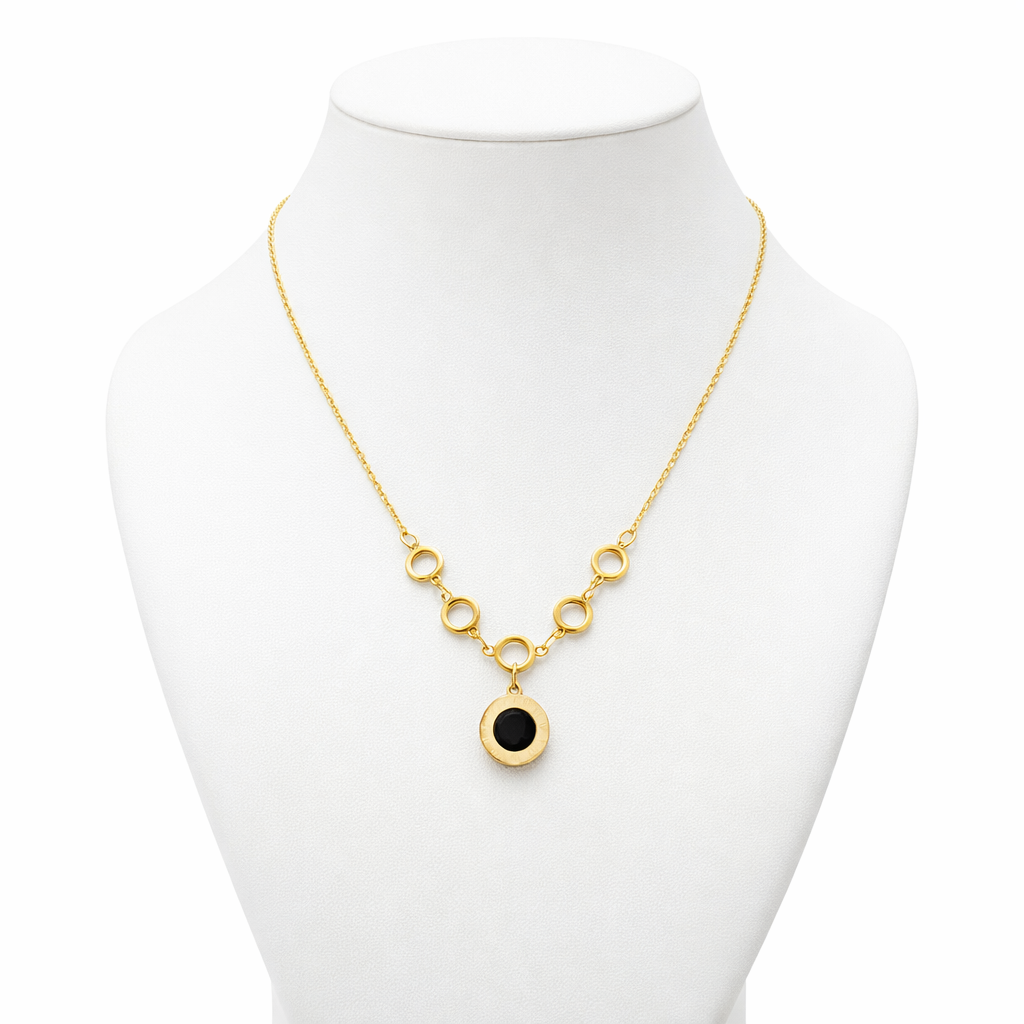 black ball pentant chain