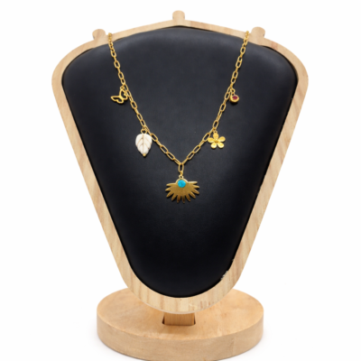 Cove Custom Charm Necklace | Gold plated | Personalised