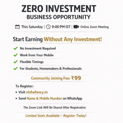 Zero Investment Business Opportunity